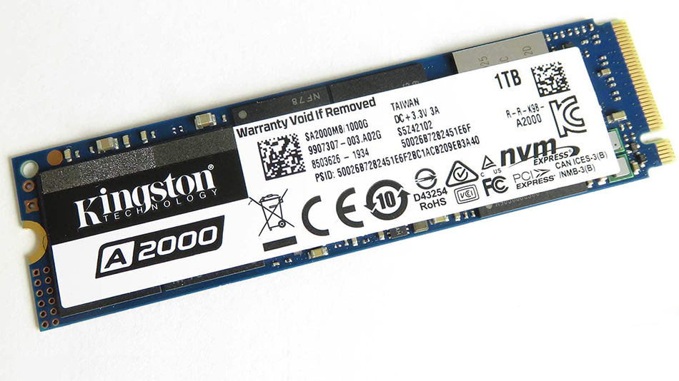 Kingston SSD A2000 1 To, plus de réactivité 
