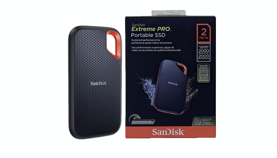 Disque dur externe SSD SanDisk Extreme Pro 2To NVMe - USB-C 2000