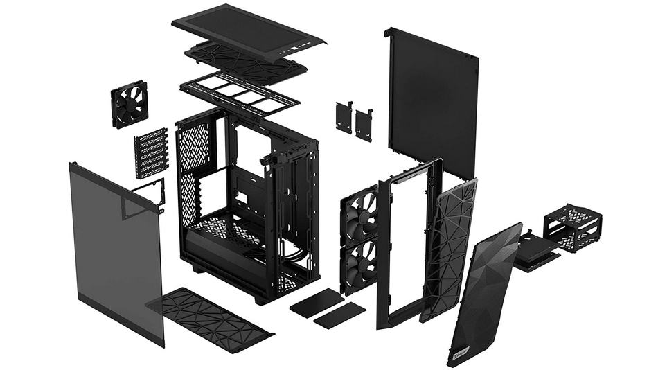 Fractal Design Meshify 2 Compact TG Light - Rue Montgallet